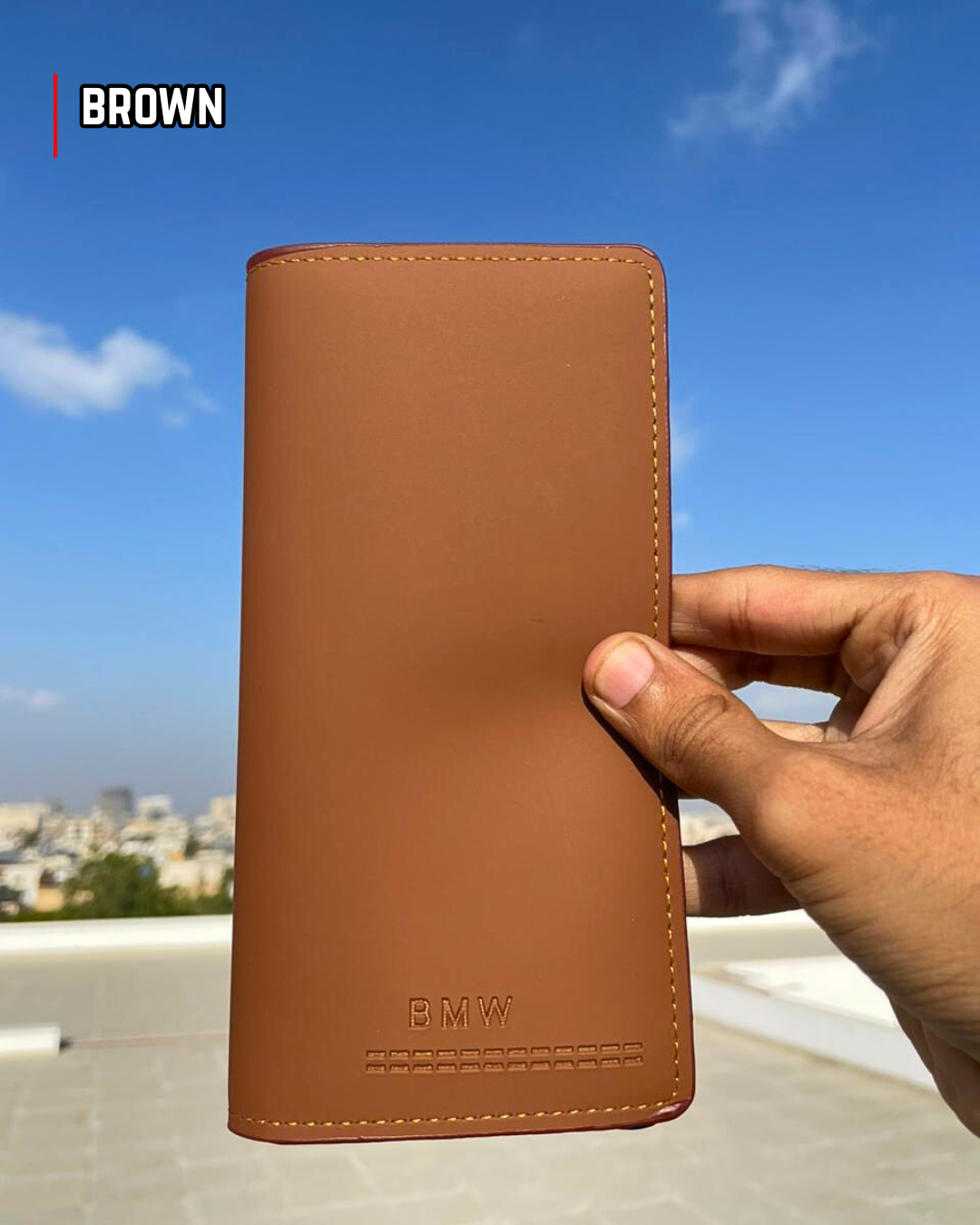 Luxury Long Wallet for Men – Premium Leather Card Holder Wallet
