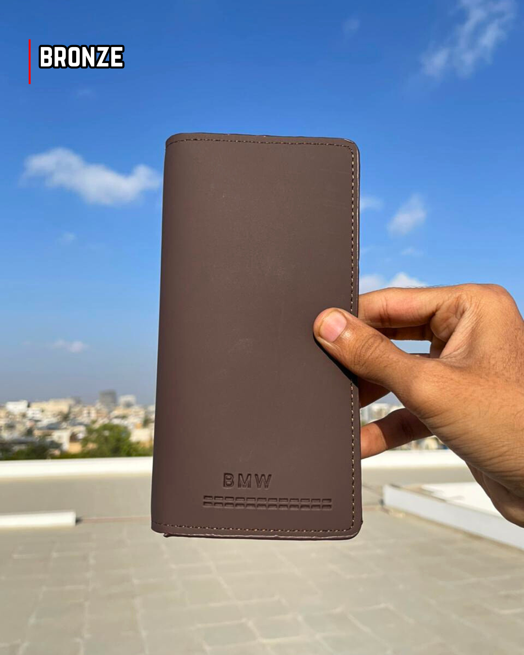 Luxury Long Wallet for Men – Premium Leather Card Holder Wallet